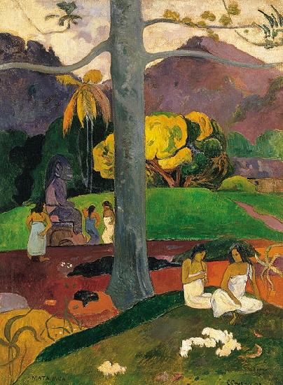 Paul Gauguin Mata Mua oil painting image